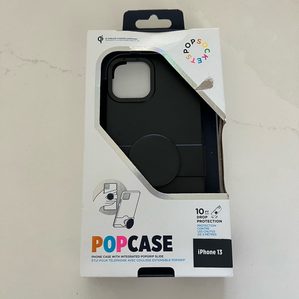 PopSockets PopCase black iPhone 12 Pro Max or iPhone 13 Pro Max case